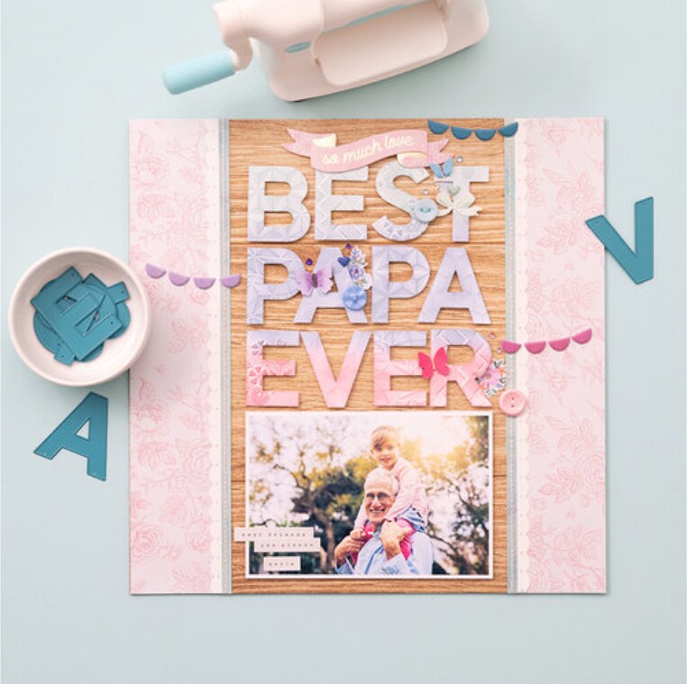 We R Memory Keepers Large Alphabet Dies-San Serif 2" 60000591 by American Crafts