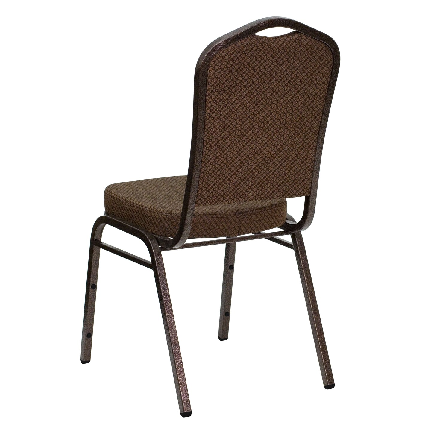 Emma and Oliver 4 Pack Crown Back Stacking Banquet Chair