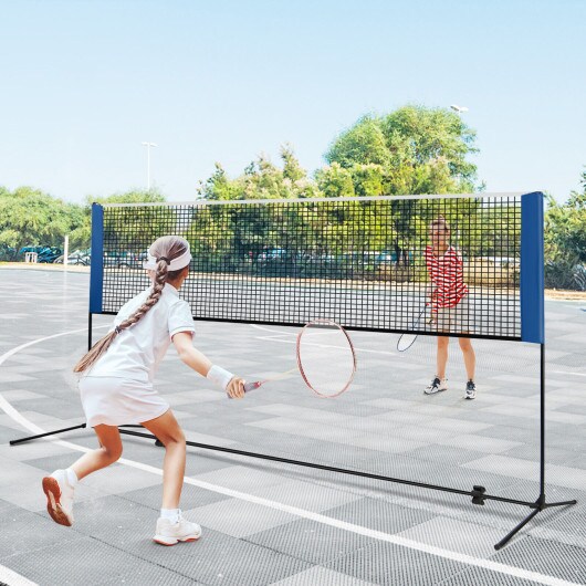 Adjustable Badminton Racket Set with Portable Carry Bag and Anti-Slip Foot-pad