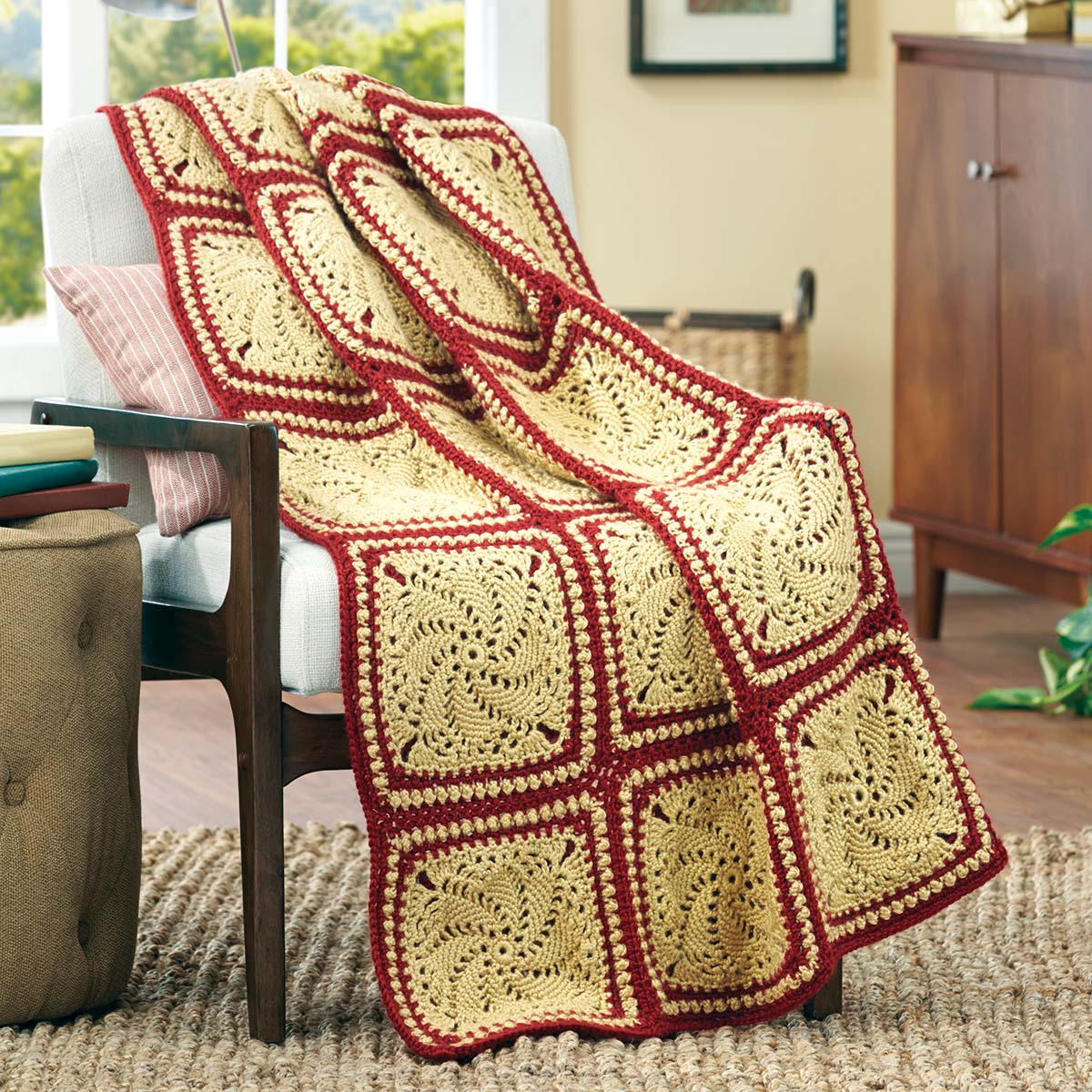 Herrschners Autumn Breeze Afghan Crochet Kit | Michaels