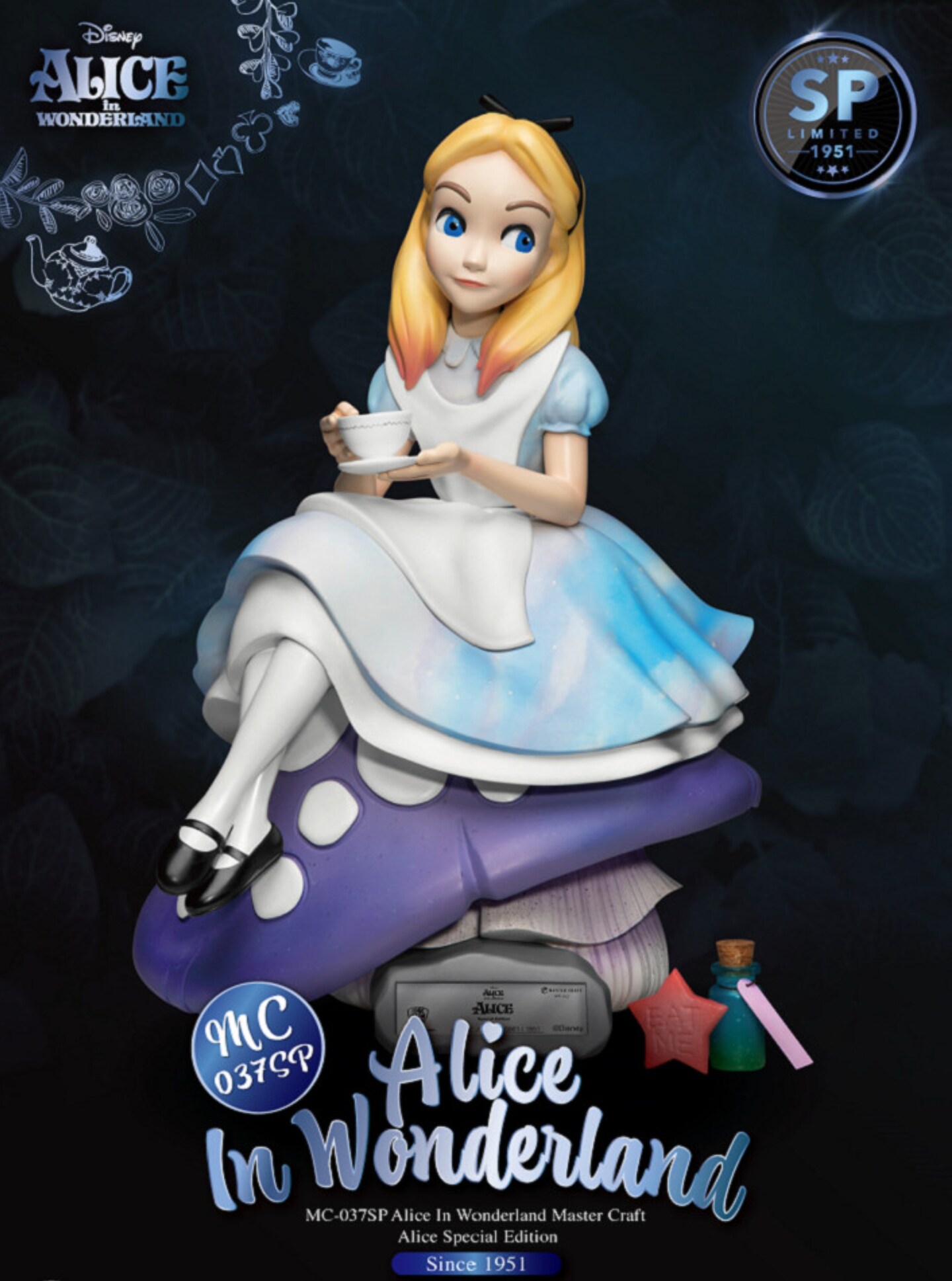 Alice In Wonderland Special Edition Master Craft Statue Table Top