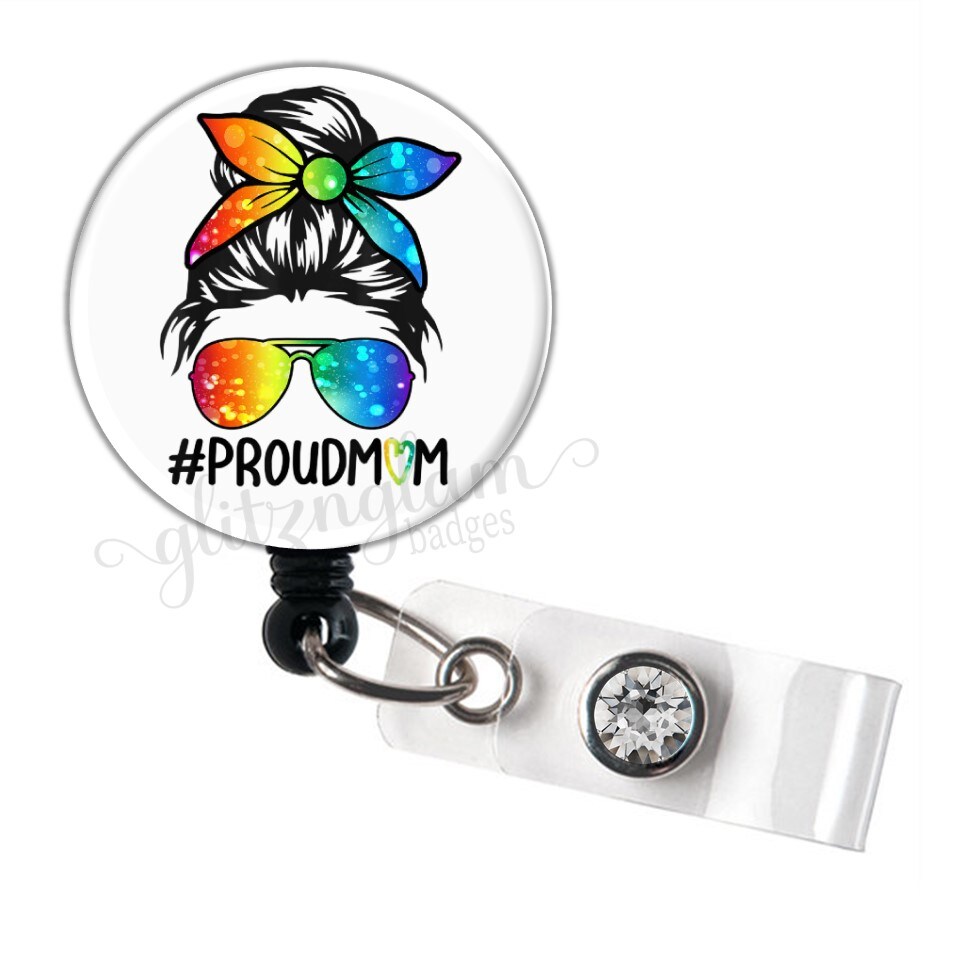 thumbnail interactive-video image 1 of U.S. Army Proud Mother Of A Soldier Heart Lanyard... 1 of 13
