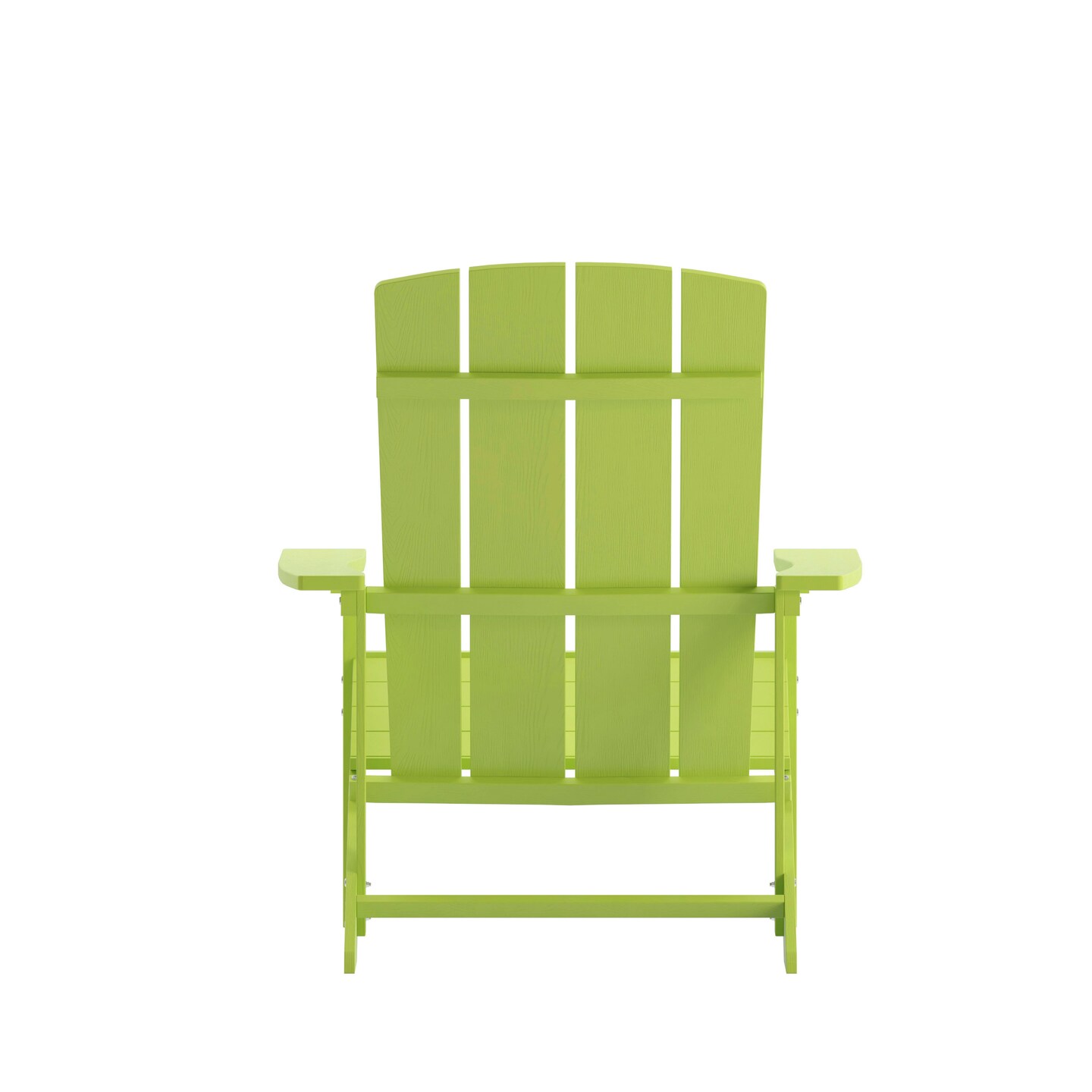 Merrick Lane Set of 4 Riviera All-Weather Poly Resin Wood Adirondack Chairs