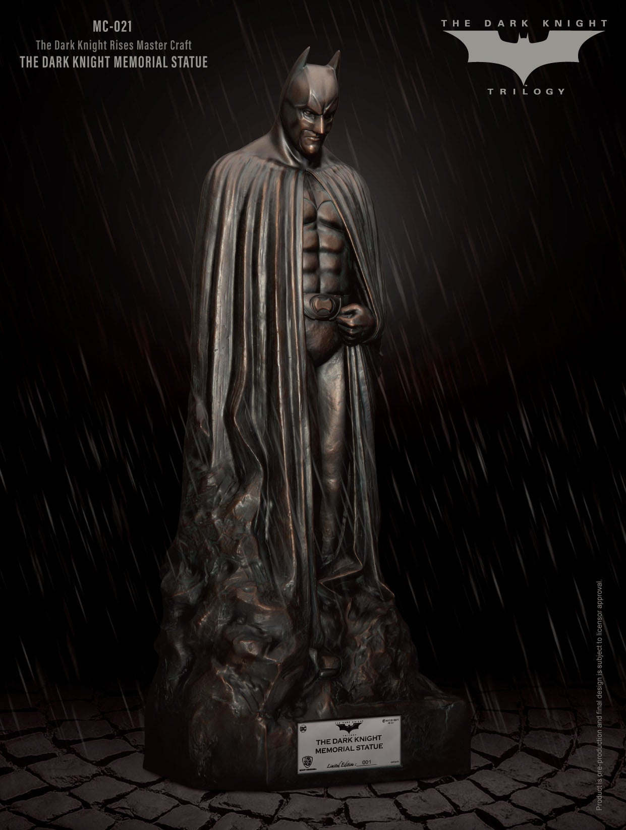 The Dark Knight Rises Memorial Master Craft Table Top Statue