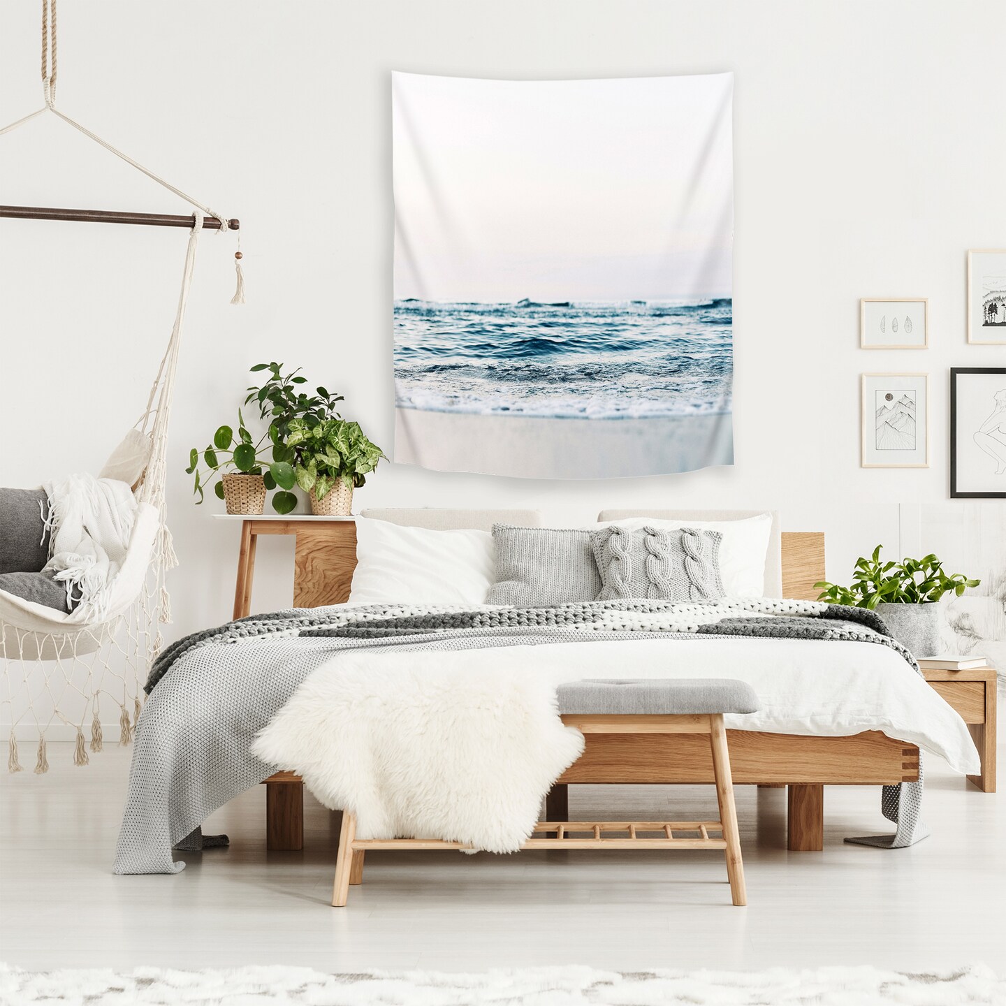 Ocean Wave by Sisi and Seb  Wall Tapestry - Americanflat