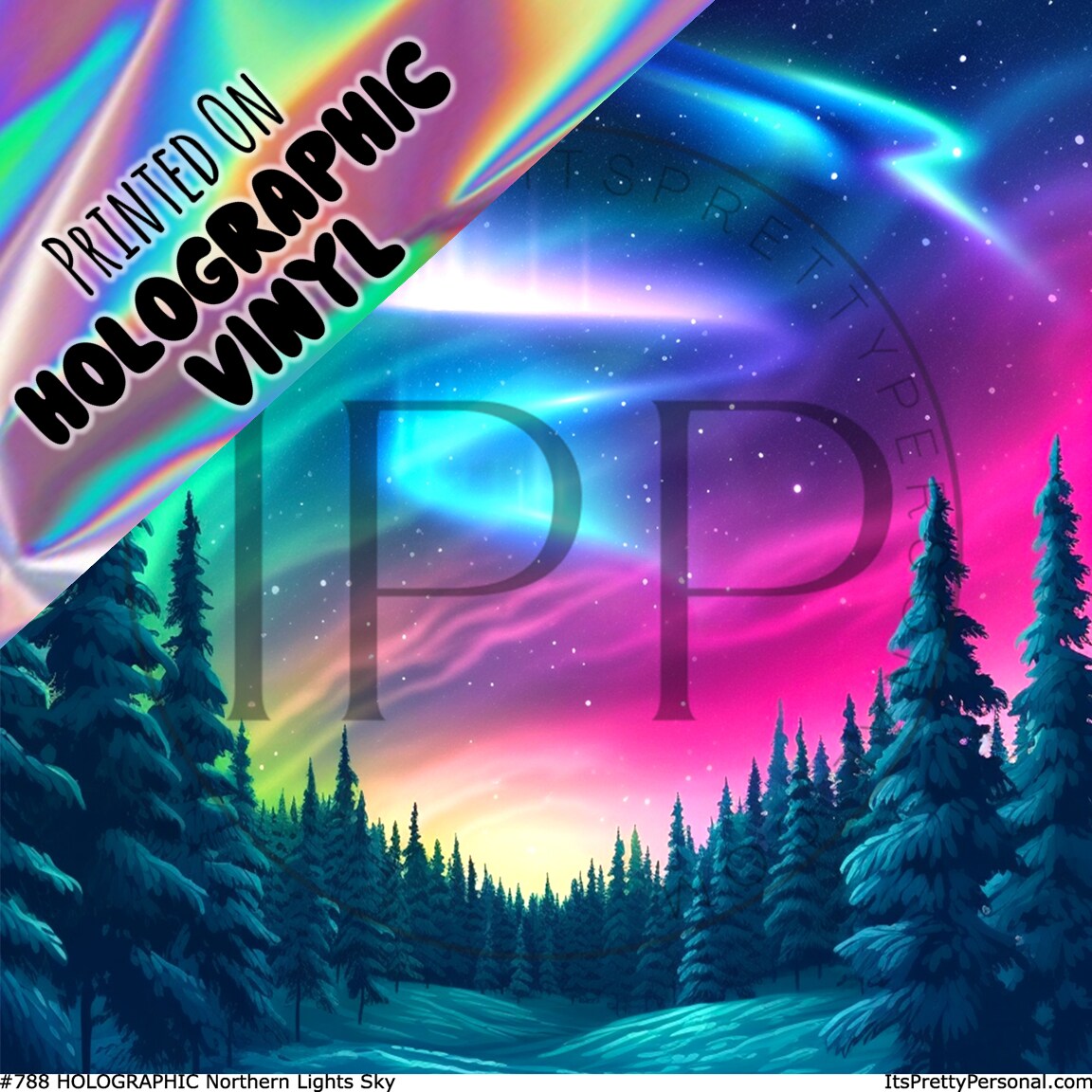 Aurora Holographic Vinyl by Schein Holographics