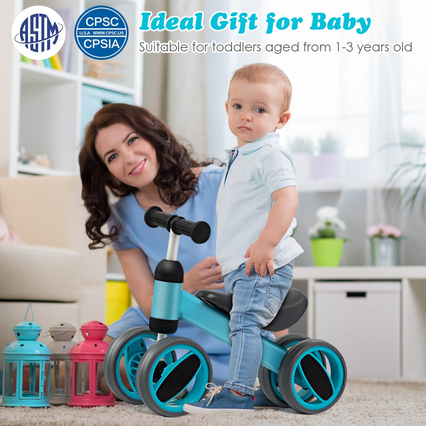 4 wheels discount baby balance bike