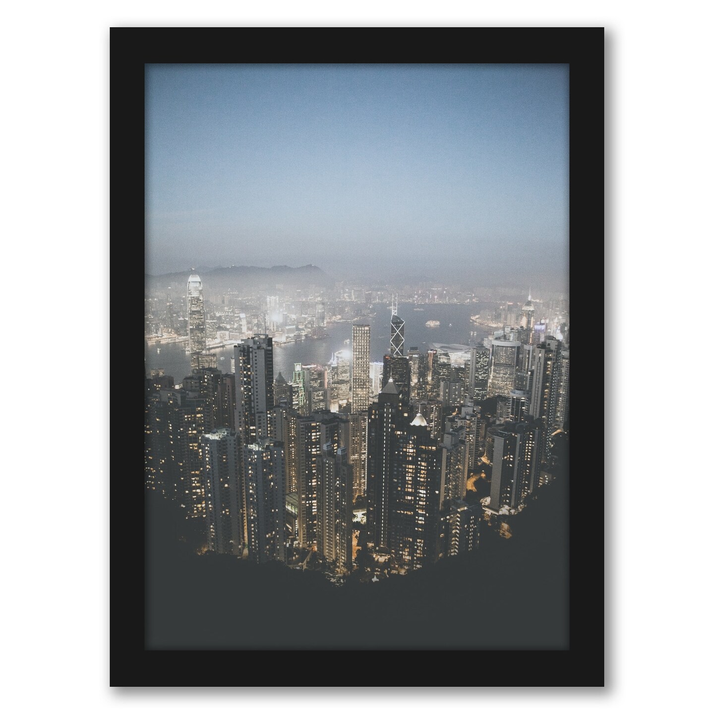 Victoria Peak Hong Kong by Luke Gram Frame  - Americanflat