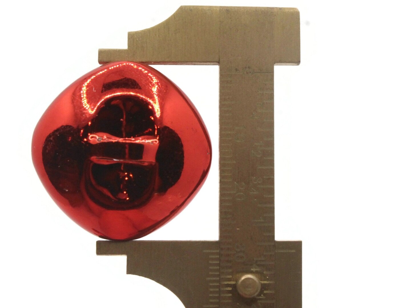 4 30mm Red Jingle Bells Christmas Sleigh Bell Charms