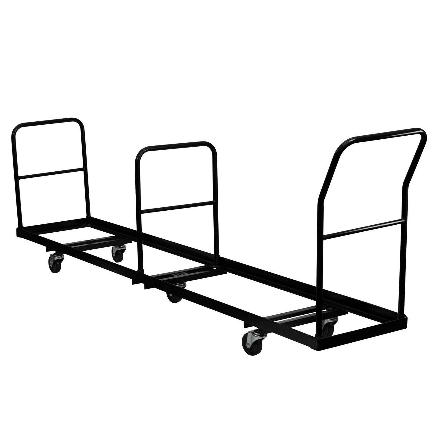 Emma and Oliver Vertical Storage Folding Chair Dolly - 50 Chair Capacity