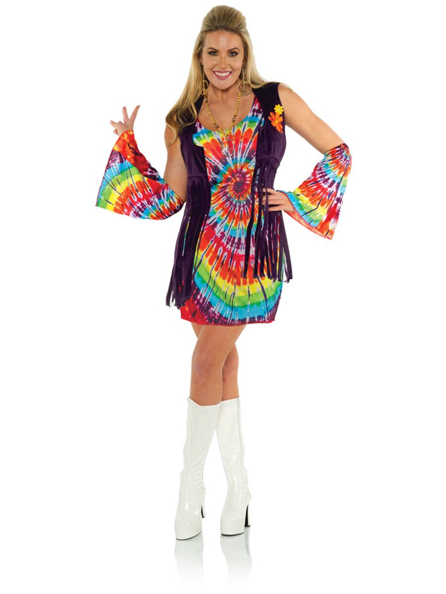 Women s 60s Hippie Revolution Groovy Dress Costume Michaels