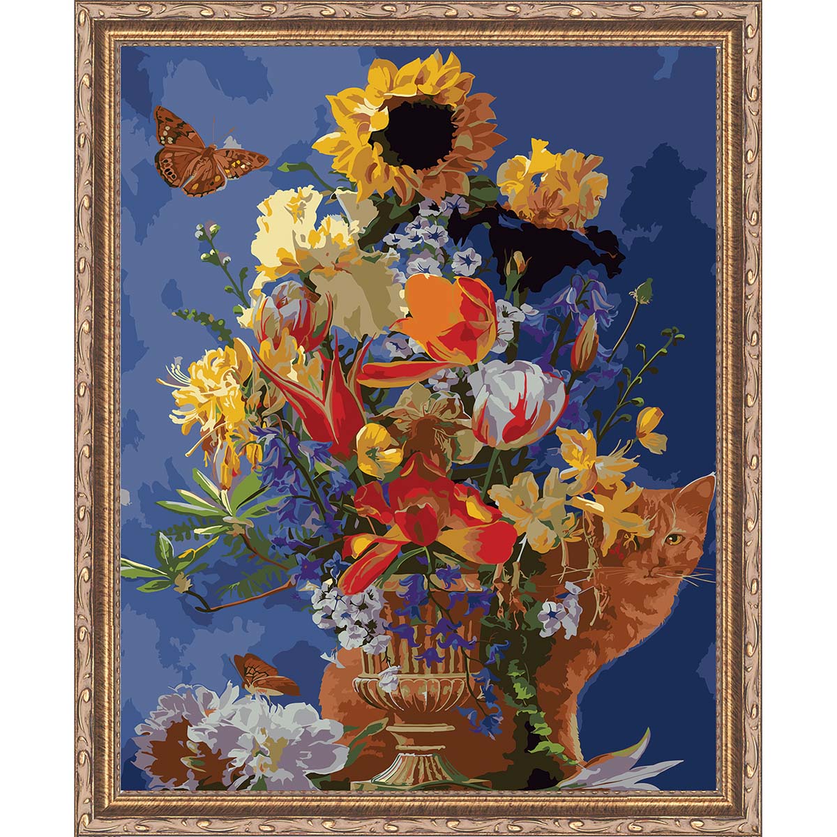 Herrschners  Garden in Gold Paint by Number Kit