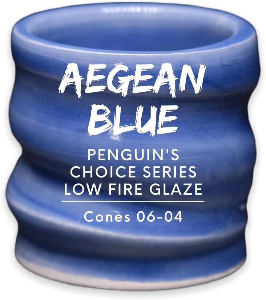 Penguin Pottery - Variety Set - Low Fire Penguin&#x27;s Choice Series - Cones 06 to 04 - Includes 8 4oz Jars