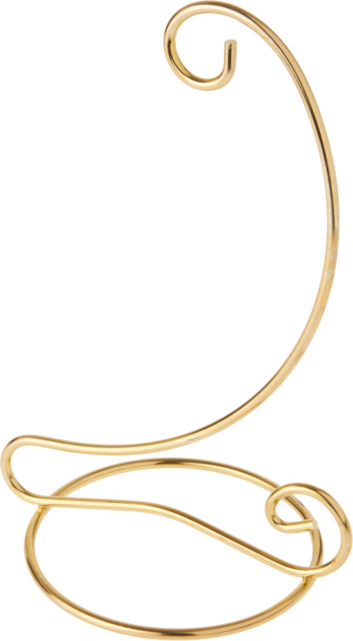 Bard's Goldtoned Ornament Stand, 8" H x 4" W x 5.25" D Michaels
