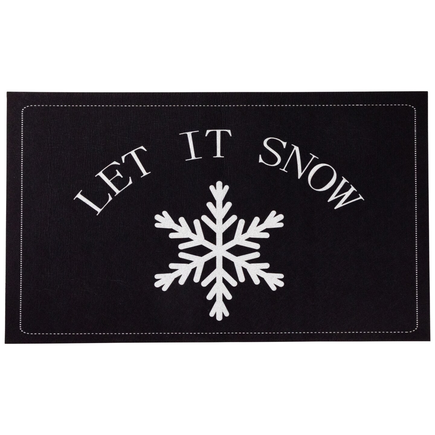 Northlight Let It Snow Christmas Doormat 29&#x22; x 17&#x22;