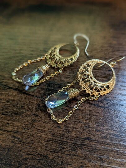 Bohemian on sale chandelier earrings