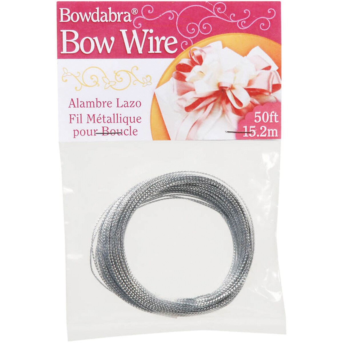 Bowdabra Bow Wire 50&#x27;-Silver