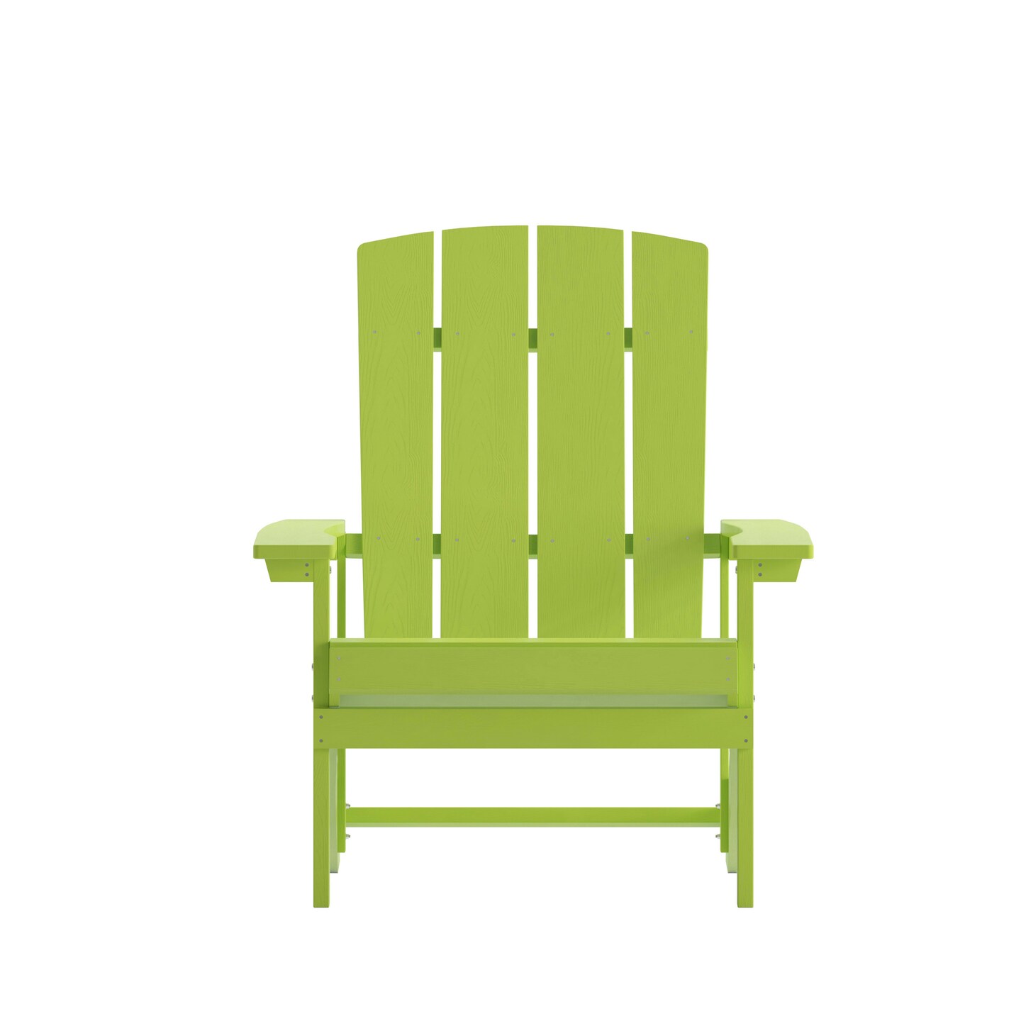 Merrick Lane Set of 4 Riviera All-Weather Poly Resin Wood Adirondack Chairs