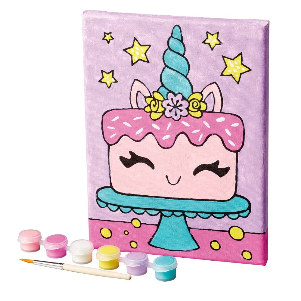 Hello Hobby Paint Your Own Unicorn Cupcake Canvas Michaels