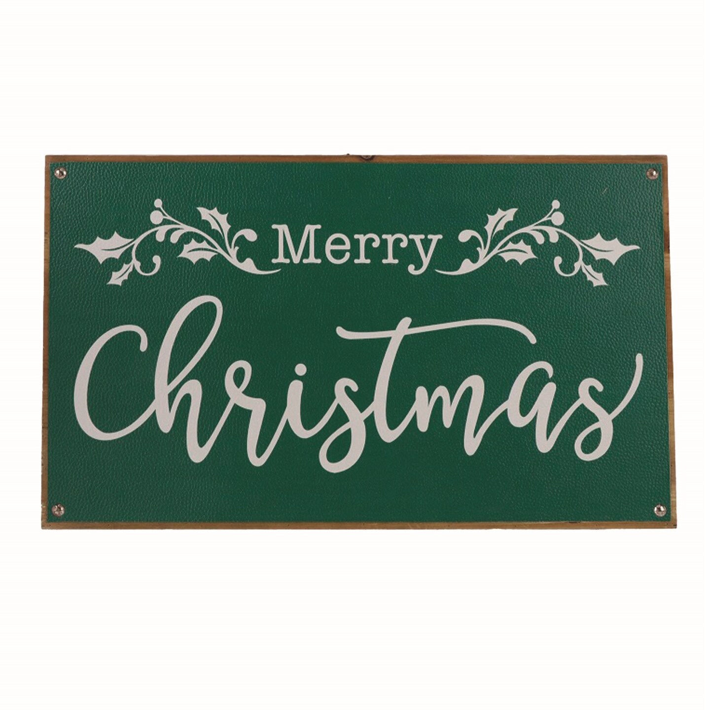 Melrose 20&#x22; &#x22; Merry Christmas&#x22; Rectangular Wall Sign