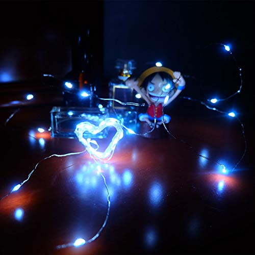 24 Packs Fairy Lights Battery Operated(Batteries Included),10.2FT 30LEDs Copper Wire Firefly Lights,Mini Starry String Lights for Mason Jars Wedding Party DIY Christmas Decor (Cool White)