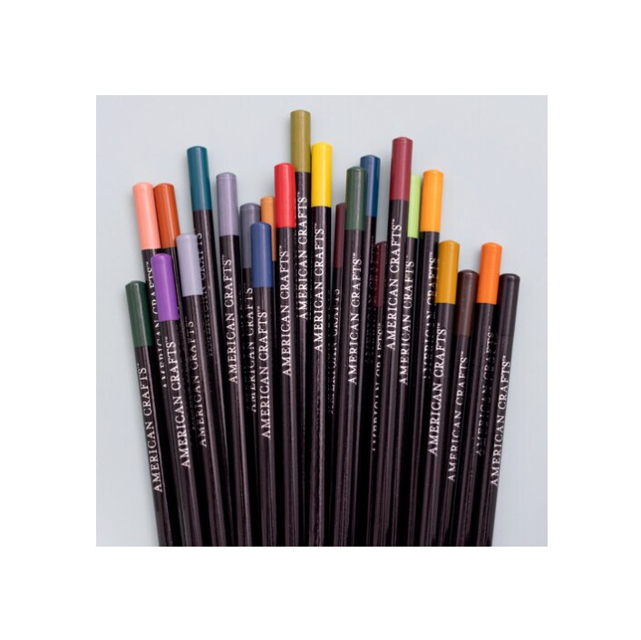 American Crafts - Art Supply Basics Collection Colored Pencil Set 24/Pk 34011315