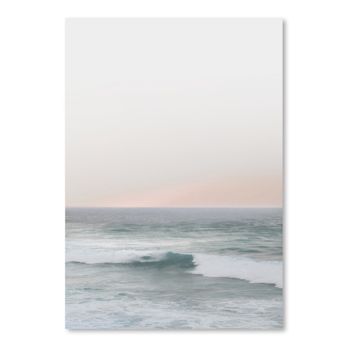 Ocean Waves On Sunset By Tanya Shumkina Poster Art Print Americanflat