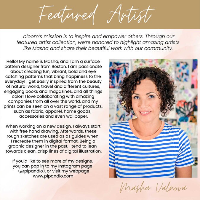 bloom daily planners 2024 Soft Cover Planner, 8.5" x 11", Poppy Meadow