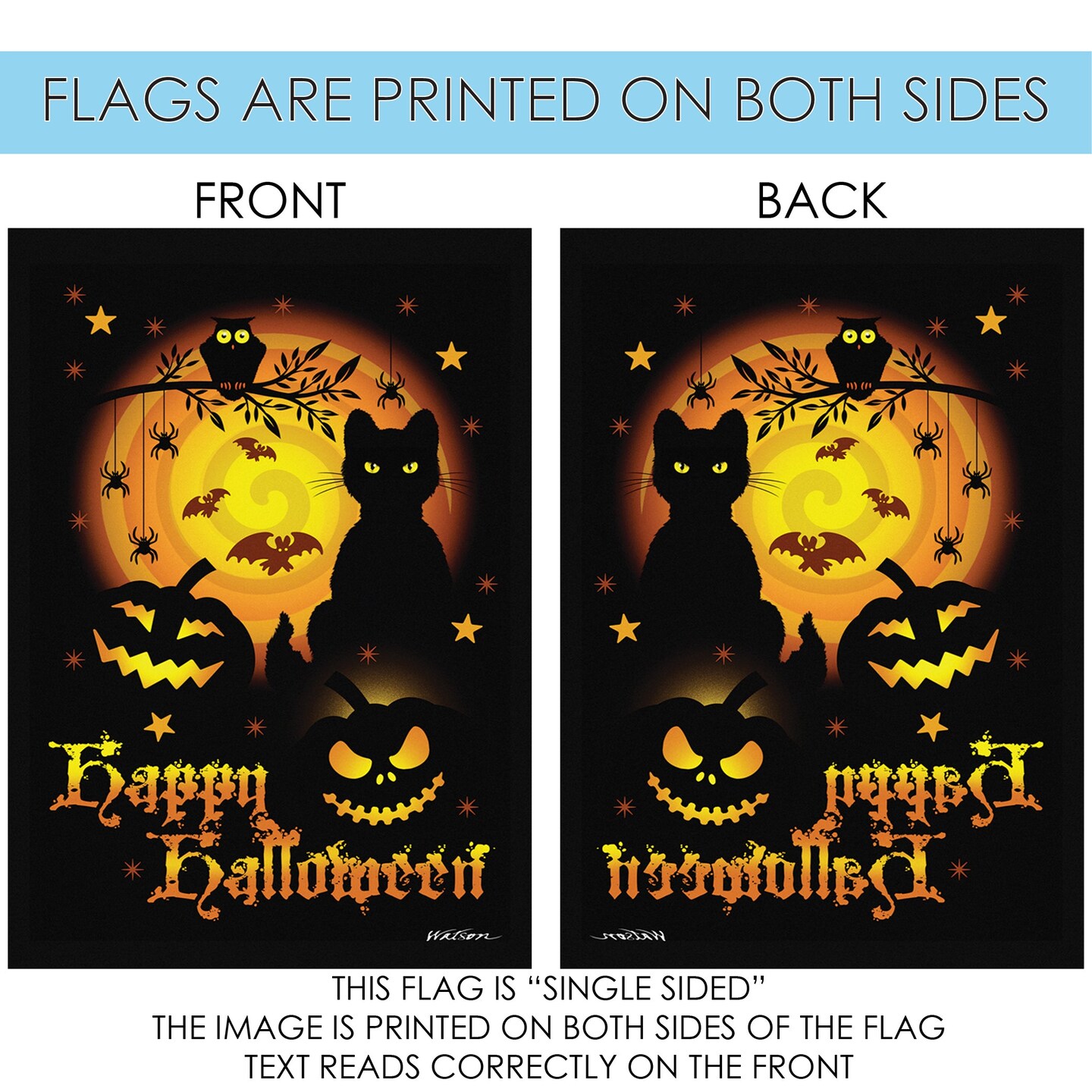 Scary Halloween Decorative Halloween Flag