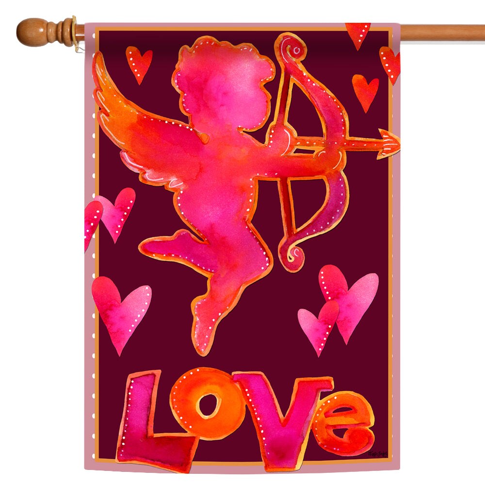 Cupid&#x27;s Arrow Decorative Valentine Flag