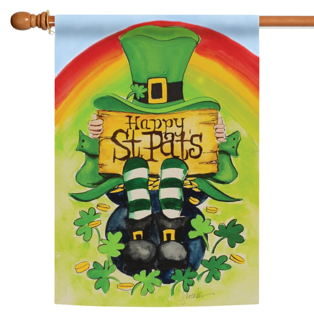 Happy Saint Pat&#x27;s Decorative St Patricks Day Flag