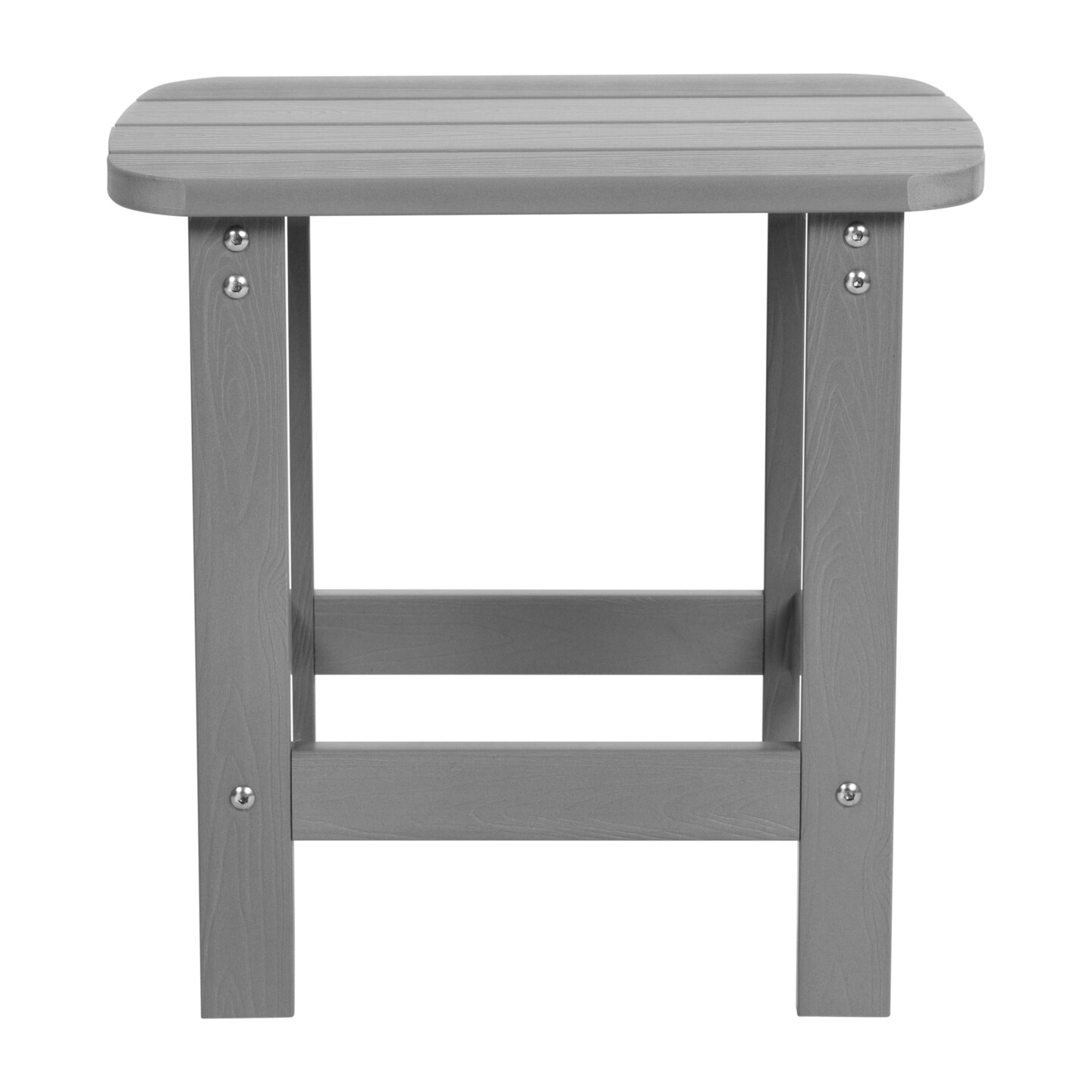 Merrick Lane Atlantic Adirondack Patio Furniture Set Includes All-Weather Rocking Chairs and Side Table