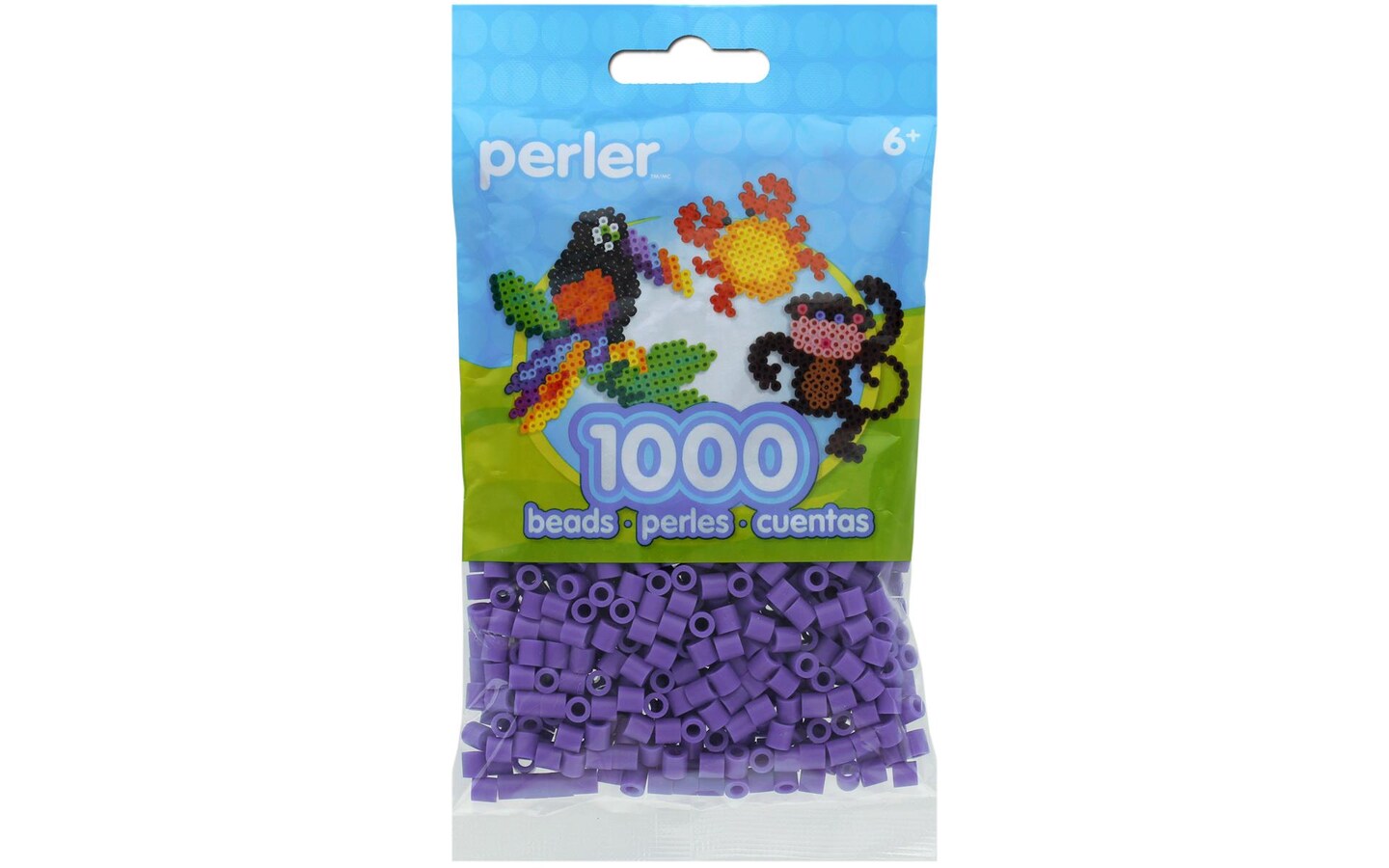 Lavender Perler Beads 1000pc Bag