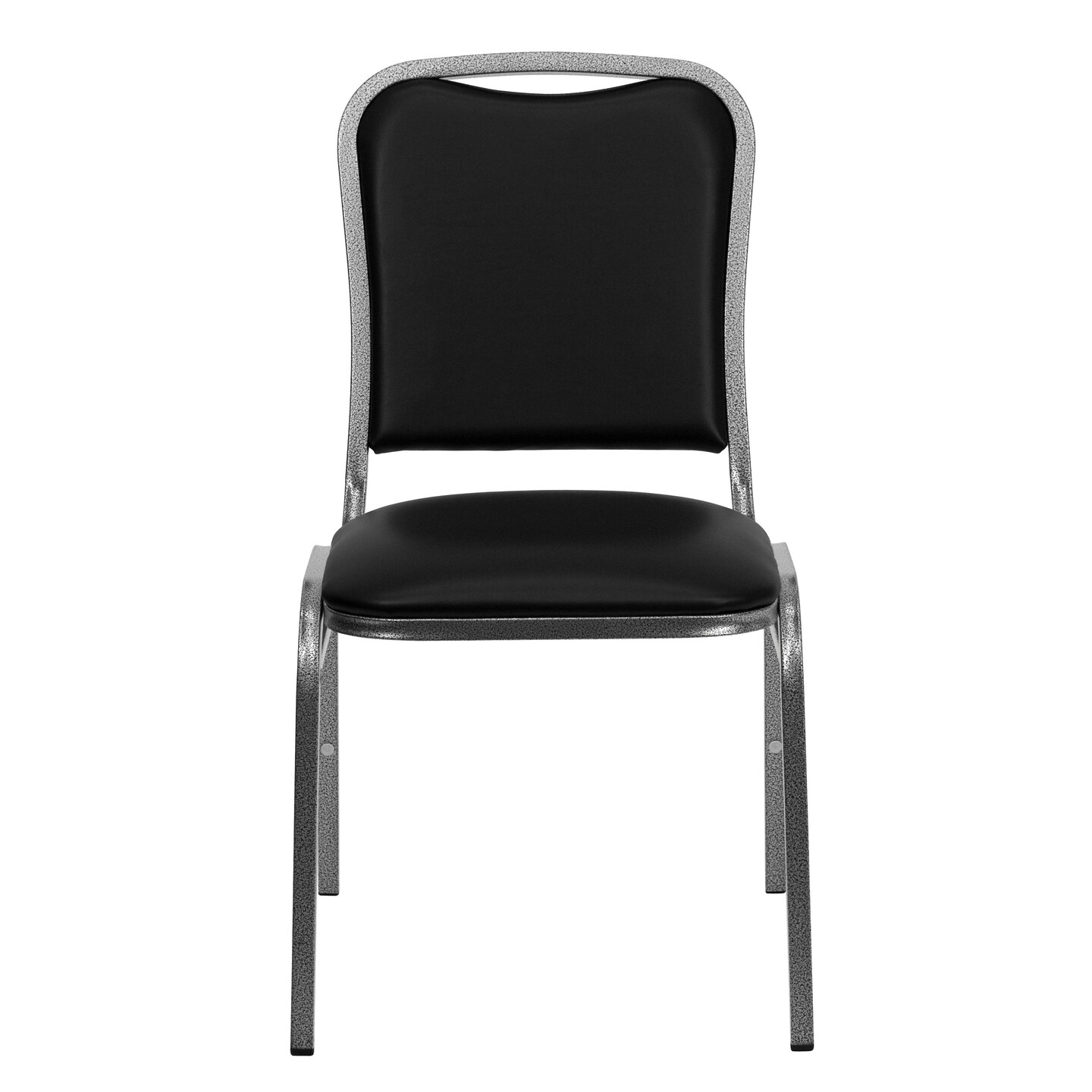 Emma and Oliver Stacking Banquet Chair with Vinyl and 1.5'' Thick Seat - Frame