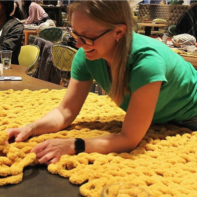 Chunky Hand Knit Blanket Workshop