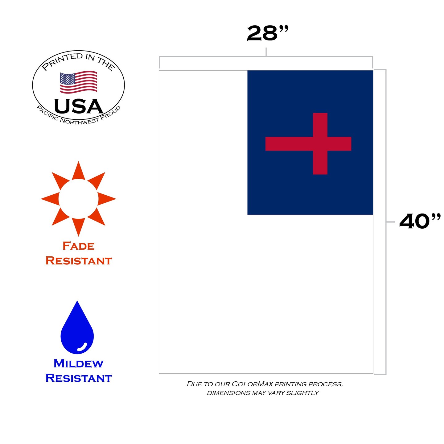 Christian Flag Decorative Christian Flag