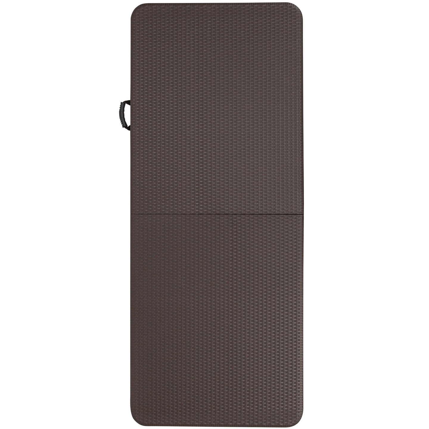 Emma and Oliver 6-Foot Bi-Fold Rattan Plastic Folding Table