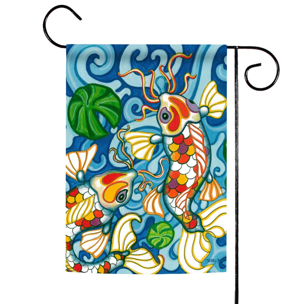 Coy Koi Decorative Fish Flag