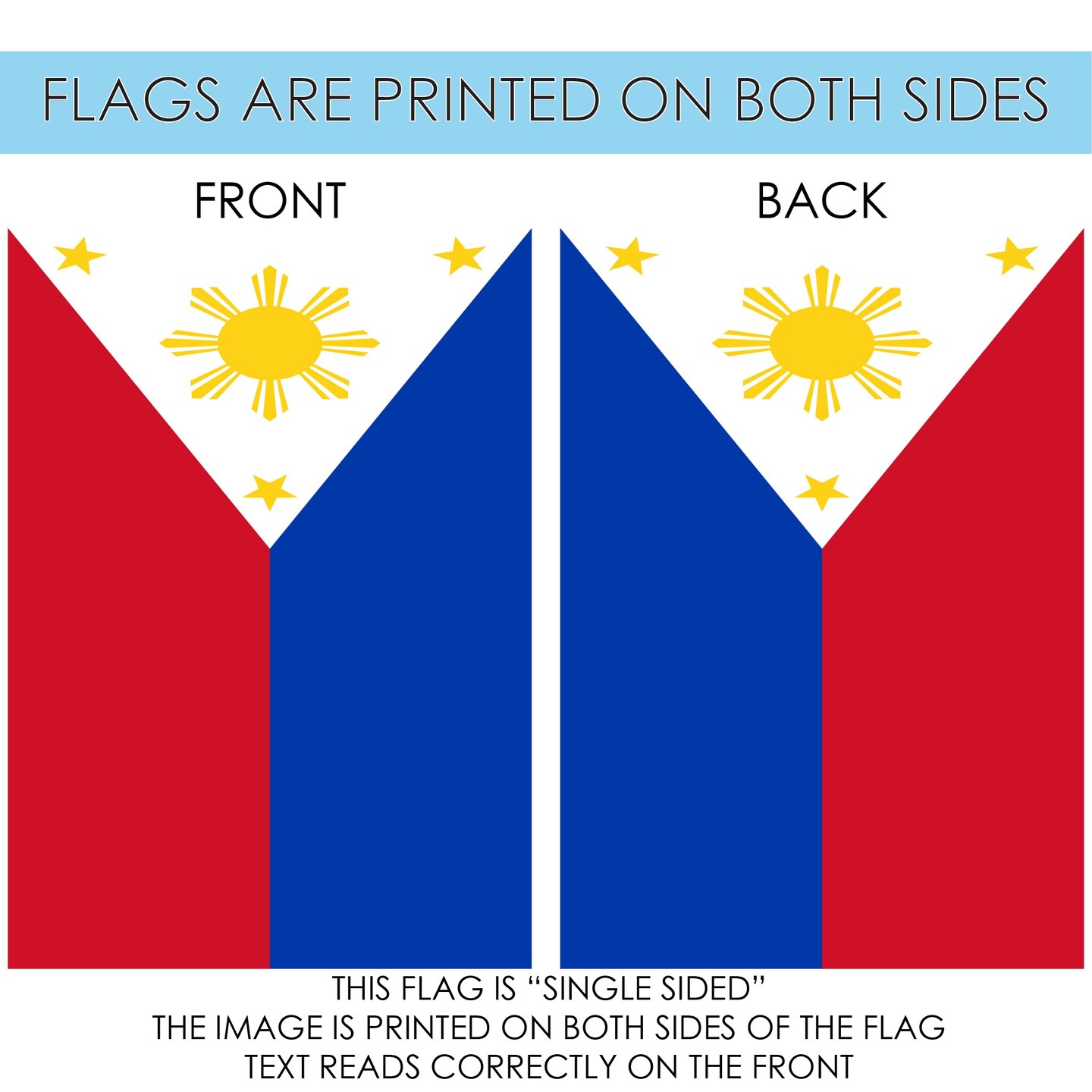 Flag of the Philippines Decorative  Flag