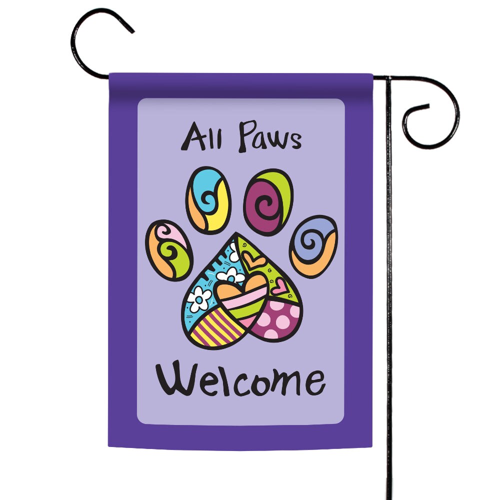 All Paws Decorative Paw Print Flag Michaels
