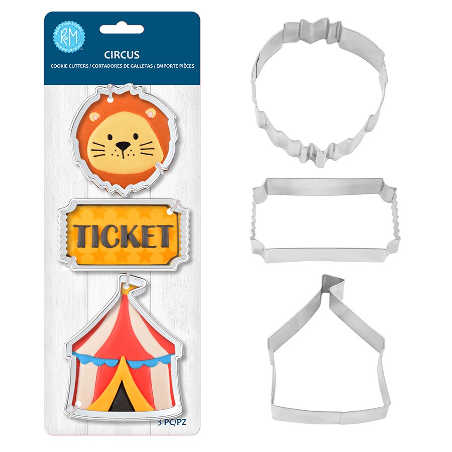 Circus  3 PC Cookie Cutter Set
