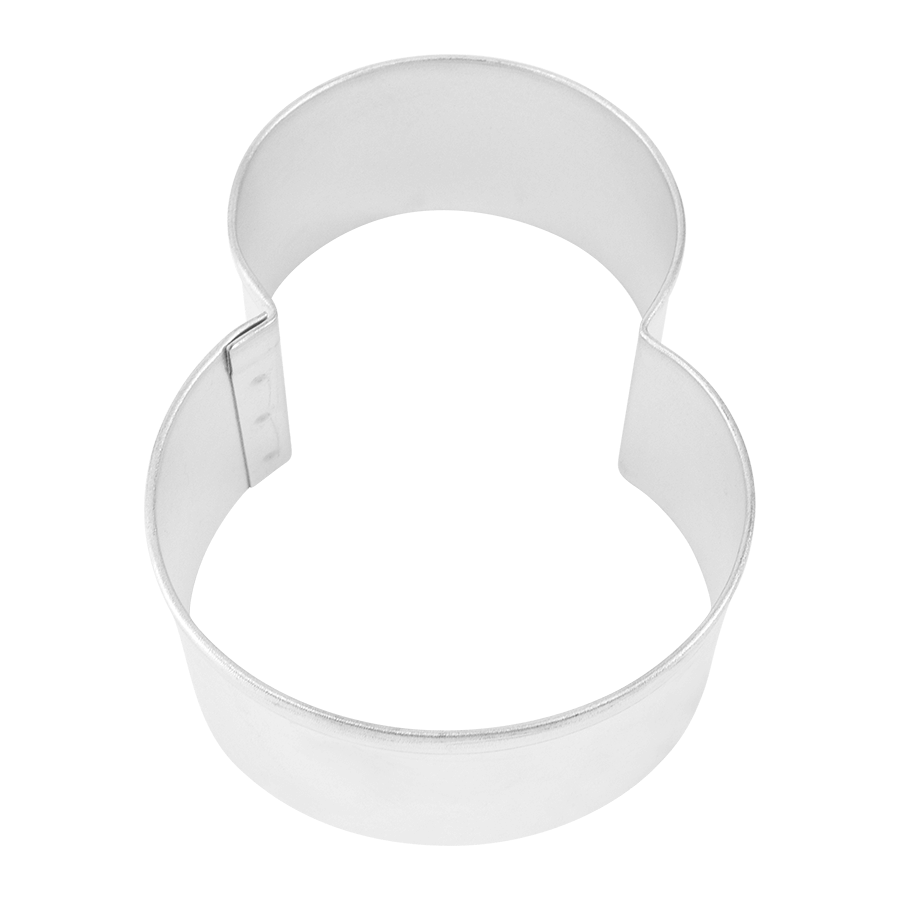 Number 8 Cookie Cutter 3&#x22; Carded