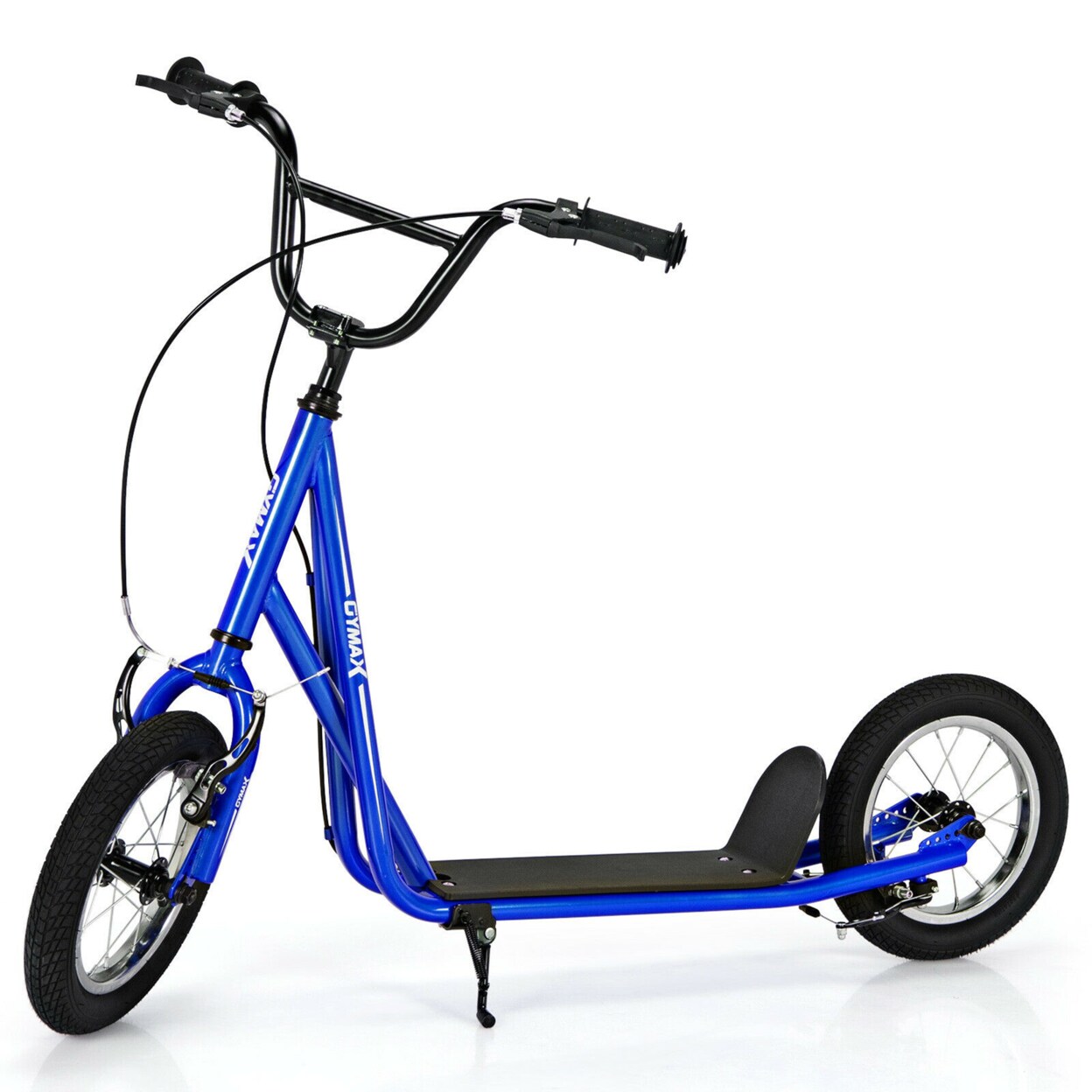 Kick Scooter Carbon Steel Frame W/12 Air Filled Wheel Youth Kids