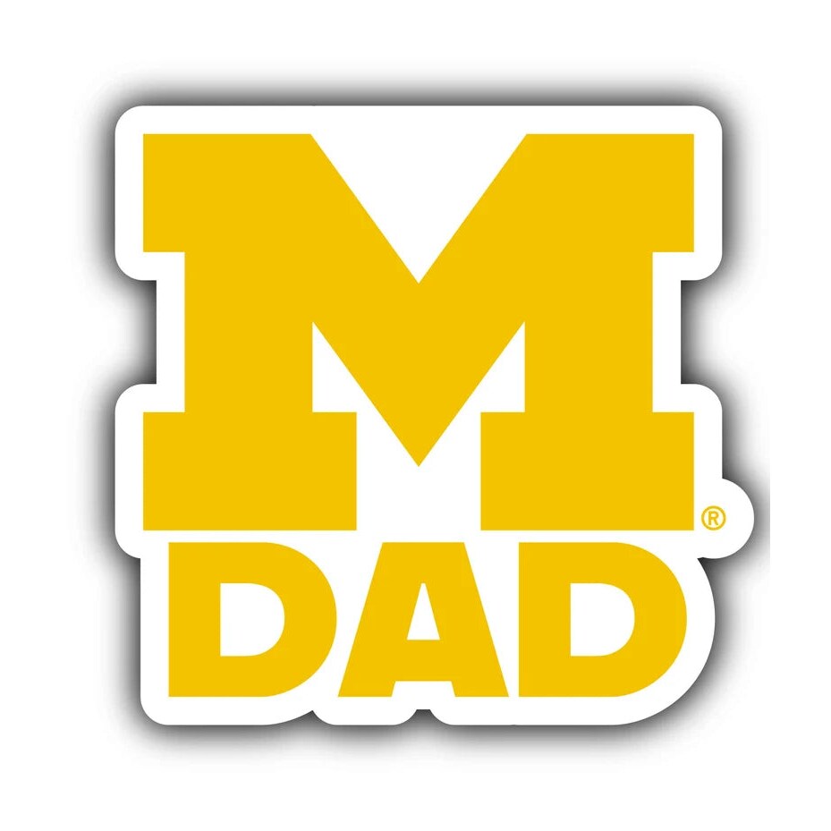 Michigan Wolverines 4-Inch Proud Mom Ncaa - Durable School Spirit Vinyl Decal Perfect