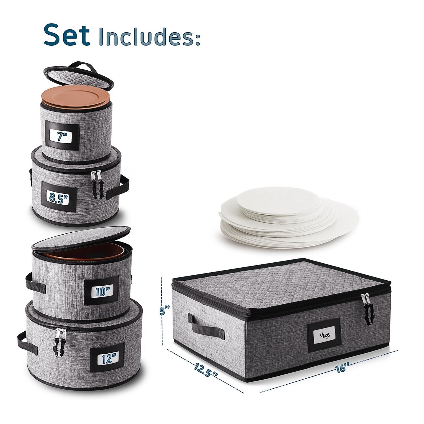 StorageBud Dish Storage Containers