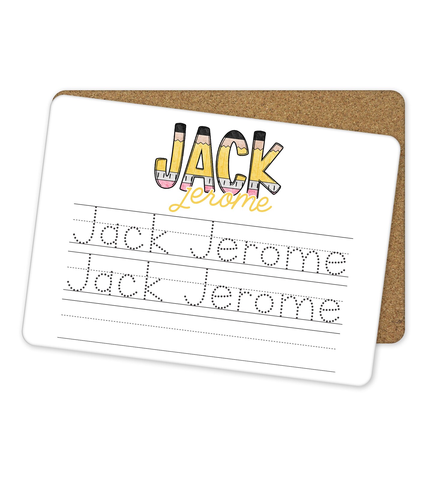 Educational Name Tracing Boards, I can write my name, Dry Erase Board