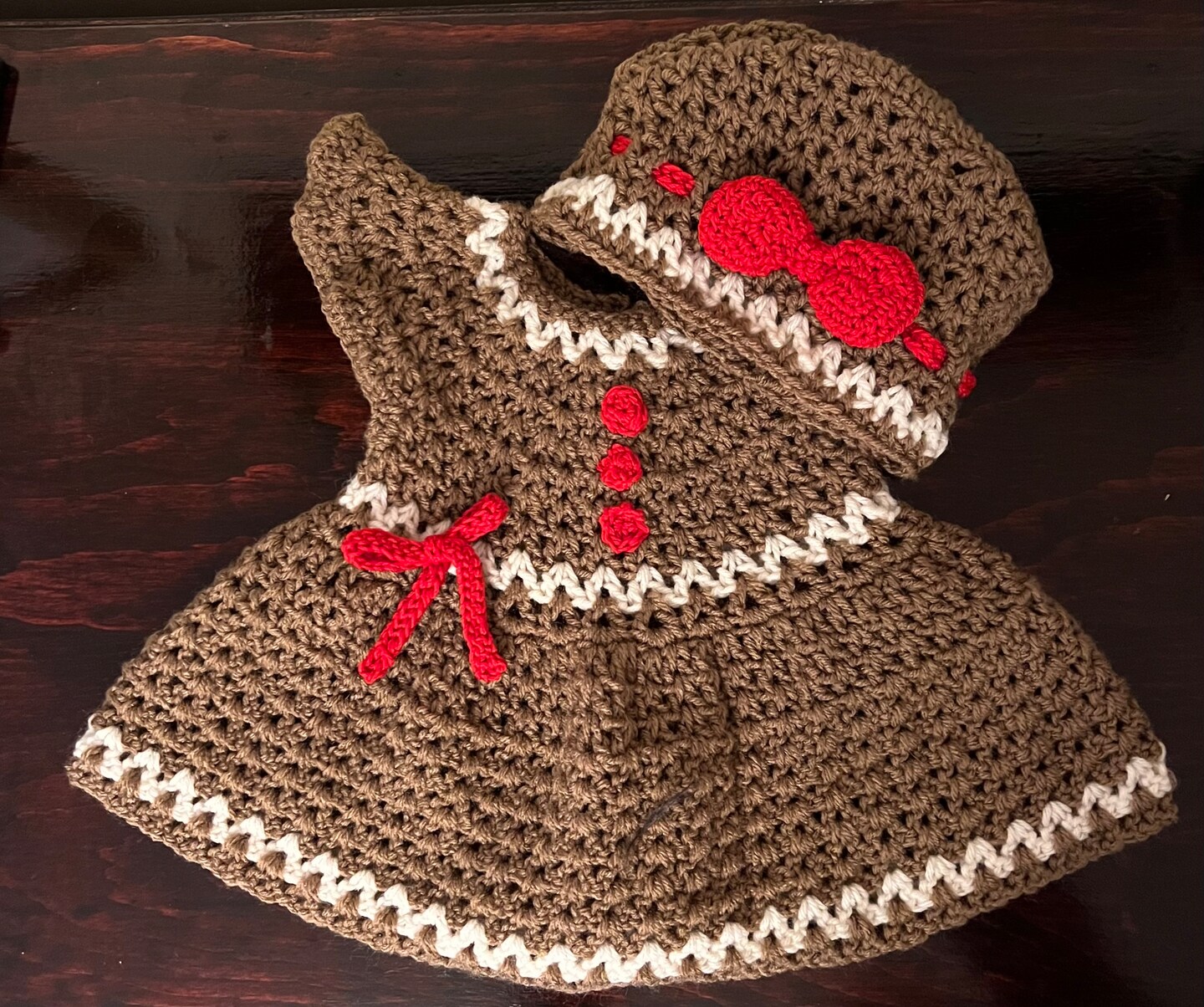 Crochet gingerbread outlet dress