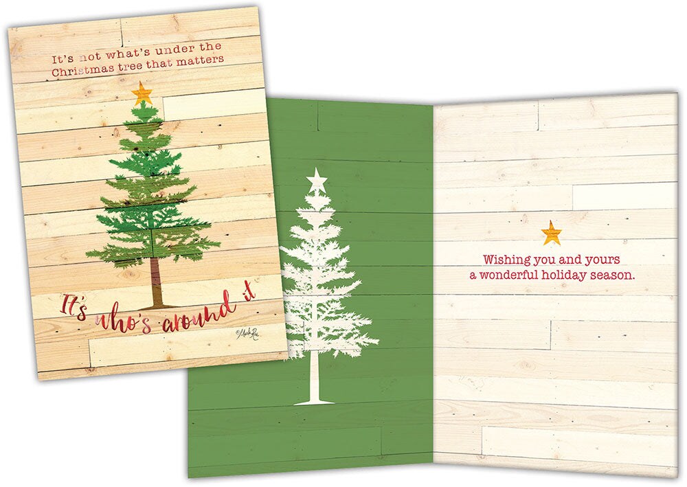 Under the Christmas Tree Special Finish Boxed Christmas Cards Michaels