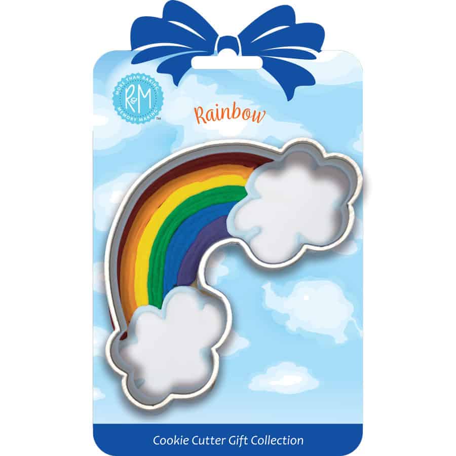 Rainbow Cookie Cutter 4.75&#x22; Carded