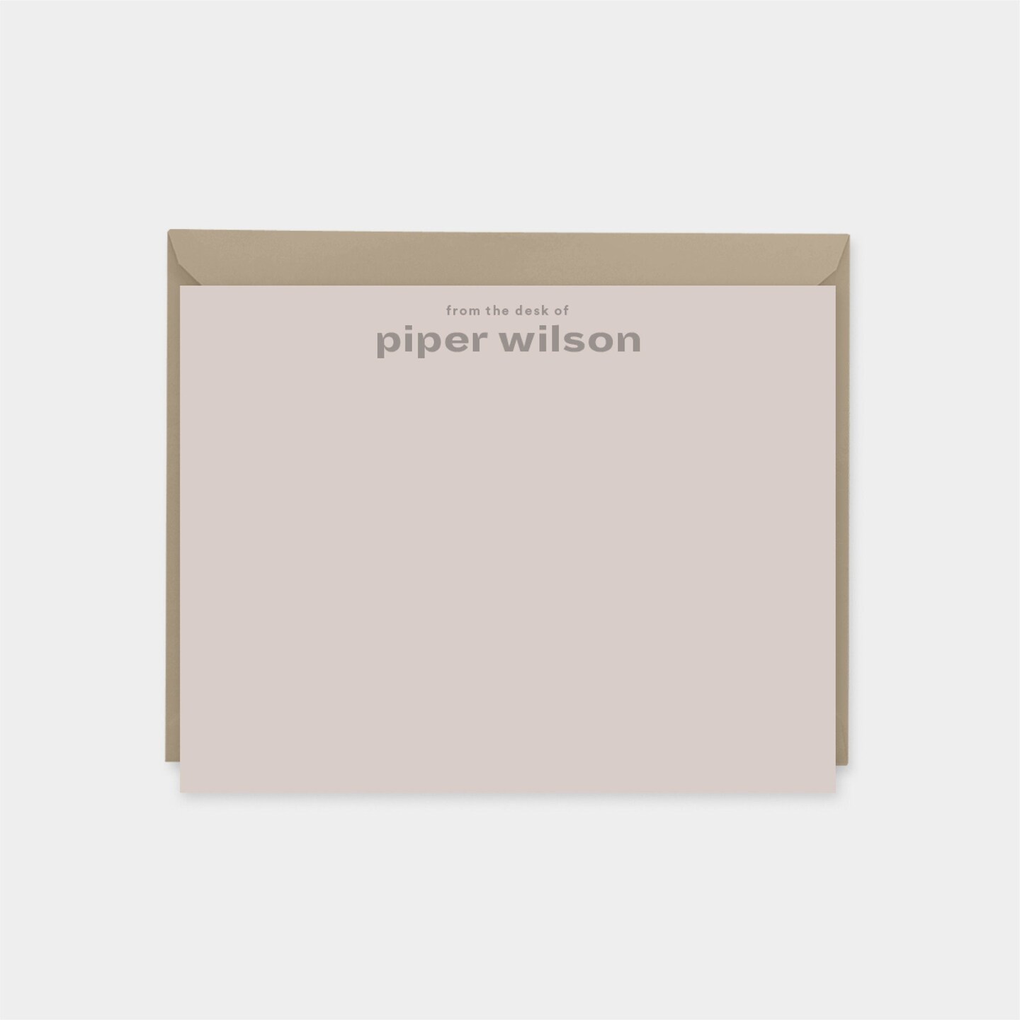 Contemporary Personalized Note Cards,